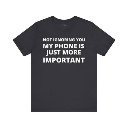 PHONE IS MORE IMPORTANT