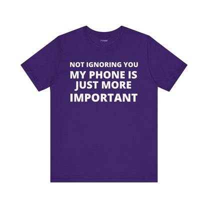 PHONE IS MORE IMPORTANT