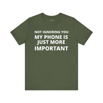 PHONE IS MORE IMPORTANT