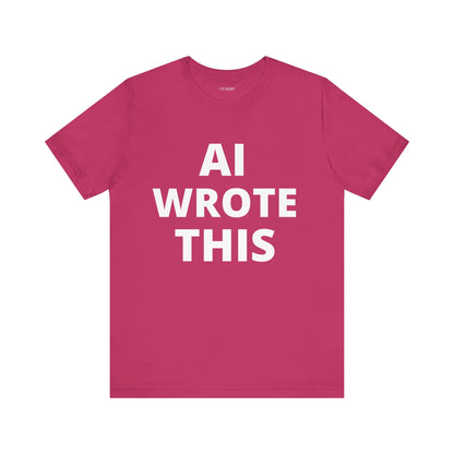 AI WROTE THIS