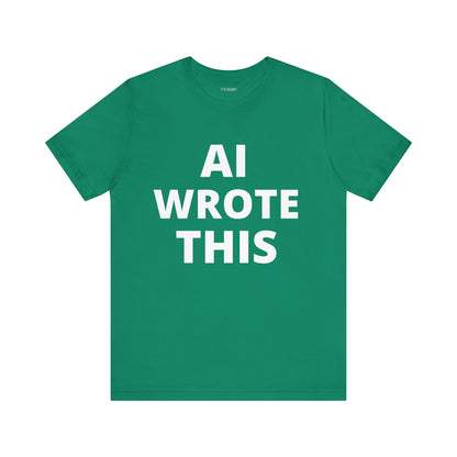 AI WROTE THIS